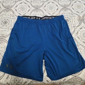 Blue Underarmor Training Shorts